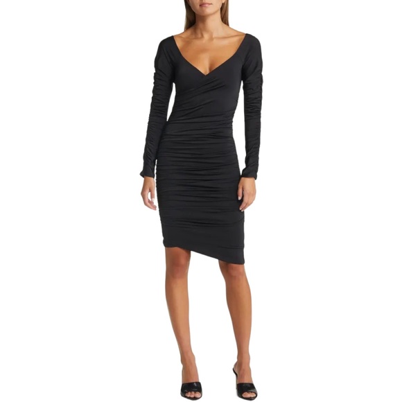 open edit Dresses & Skirts - Open Edit - Drape Knit Bodycon Dress Size 1X